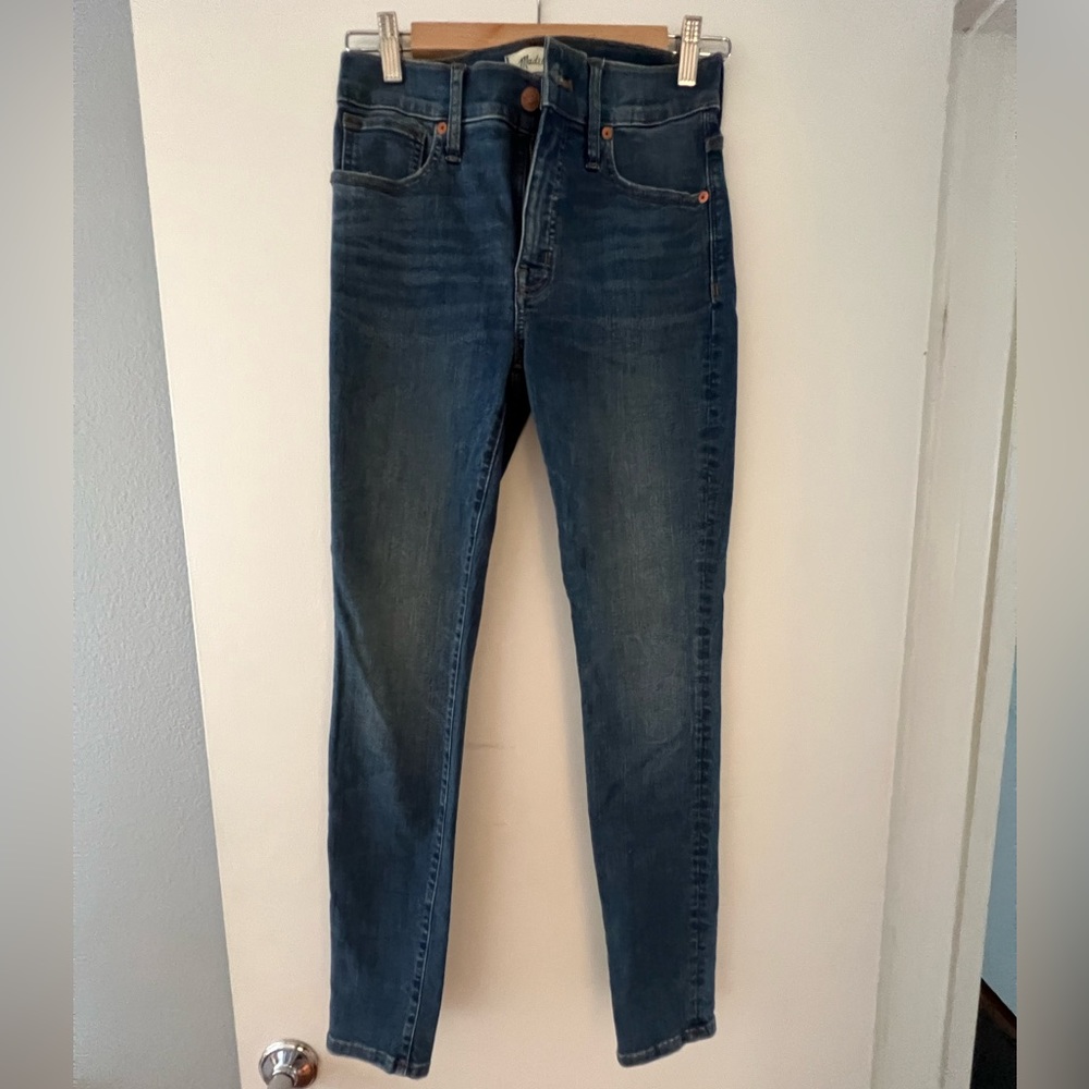 MADEWELL 9” MID RISE NEVER WORN SKINNY JEANS